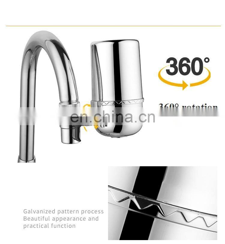 customization chrome plated multi-stages kitchen water filter faucet filter tap water purifier