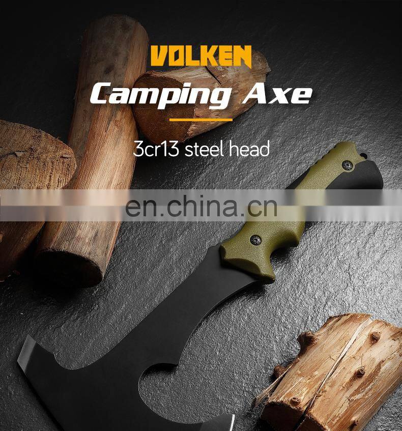 Outdoor multifunctional stainless steel axe safety fire axe high quality camping survival axe