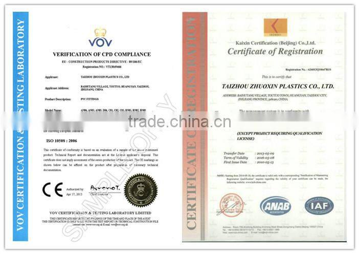 2015 OEM Different Sizes PVC 1/2" Plumbing Items