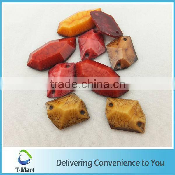 excellennt bright muticolor stone sew on clothes