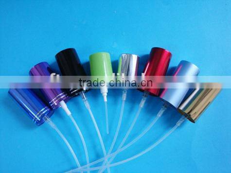 24mm water transfer printing treatment pump with special half cover, plastic external spring cream pump