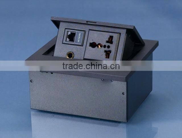 2016 China factory conferance table hidden power socket with RJ11 outlet