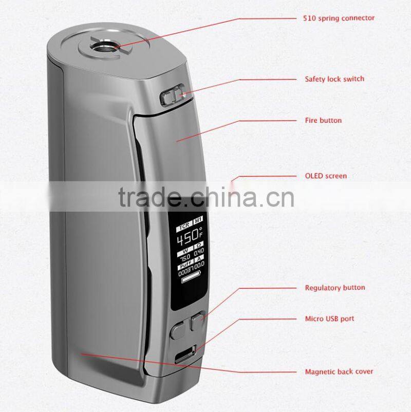 CACUQ wholesale Presa TC100W WISMEC Presa TC100W VW/Bypass/TC MOD