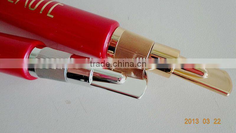 New product,Red tube,flexible plastic tube for cosmetic packagings,small soft tube,PE tube for cosmetic packaging