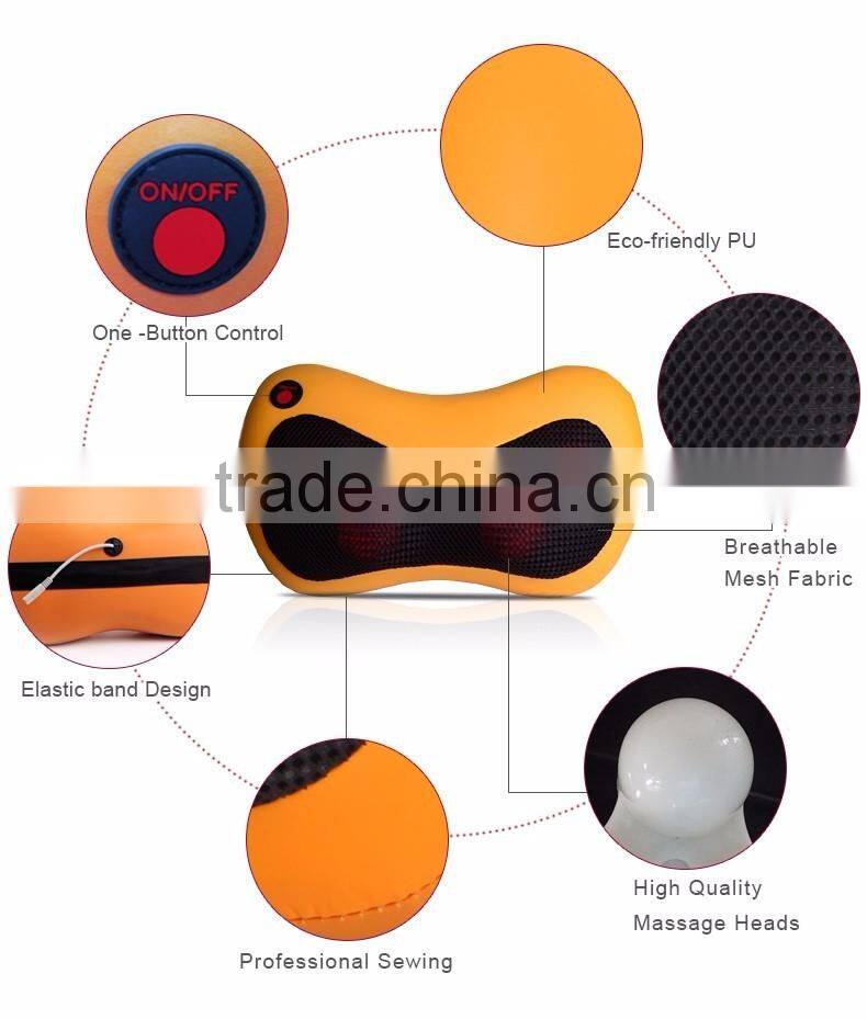 Top quality and great price factory newest portable massage pillow,newest electric shiatsu,massage pillow