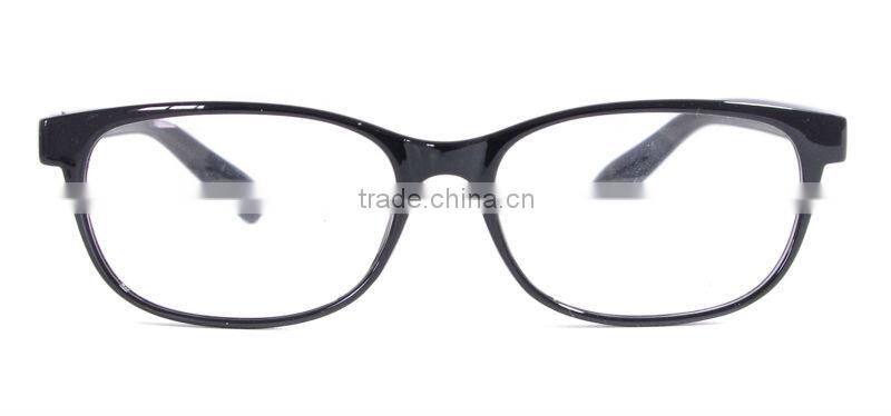 Oval TR90 Full Rim Eyeglasses With Clip On Magnetic Polarized Sunglasses No Brand For Men