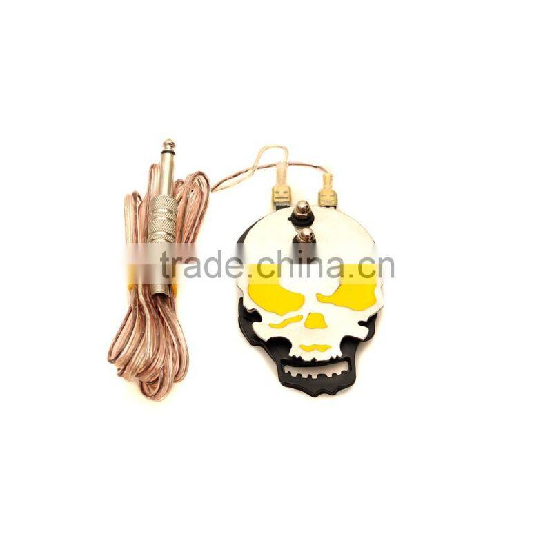 Skull designs Individuality Power Pedal Generator For All Kinds of Power Supply of Tattoo Machine microblade eyebrow