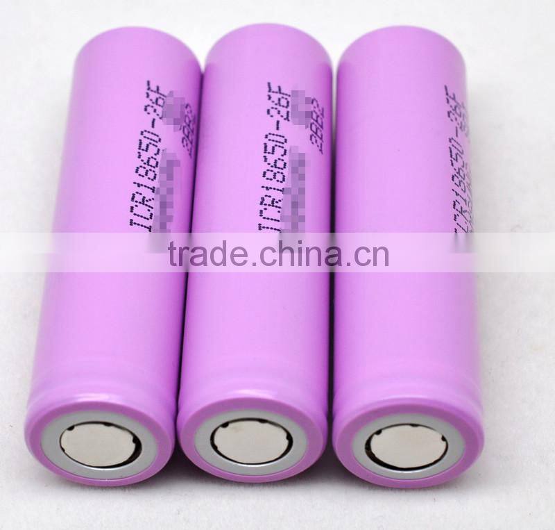2600mAh Li-ion 18650 cell 18650-2600mah battery 26F 3.7V