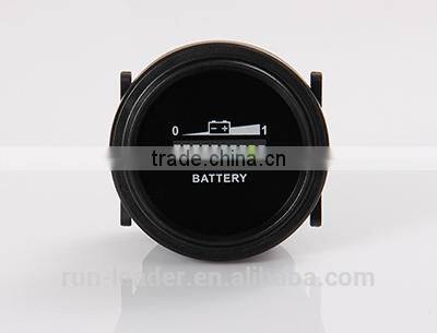 Rount Battery Indictor Voltage Meter