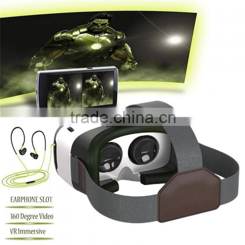 2016 Best cellphone smartphone Mobile 3D vrarle vr box 2.0 HD VR head-mounted virtual reality glasses