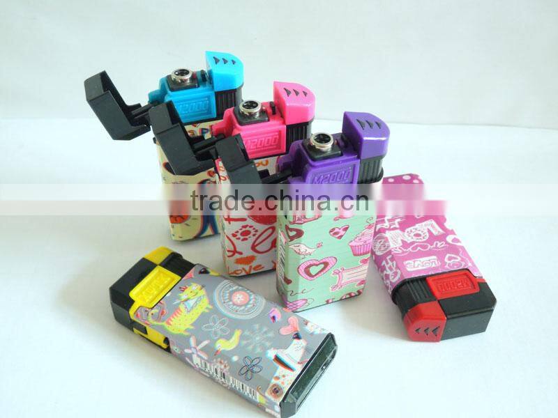 customized picture refillable electronic plastic lighter