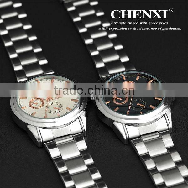 Luxury Style Rose Gold Pointer 005CMR Original Quartz Watch Customize Your Logo Stainless Steel Strap Man Watch