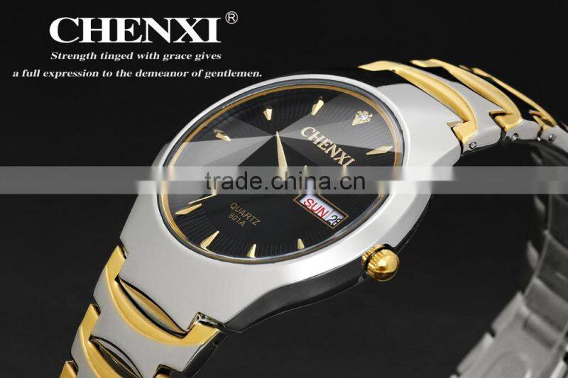 Newest Charming Watch Quartz Gold Plated Metal Watch Fashion 601AM&LGD