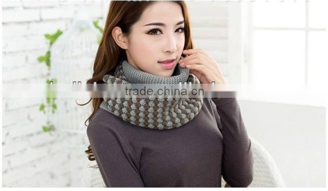 Fashion Assorted Color Wool Loop Lady Winter Scarf