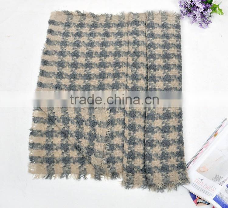New Arrvial Wool Houndstooth Winter Women Shawls