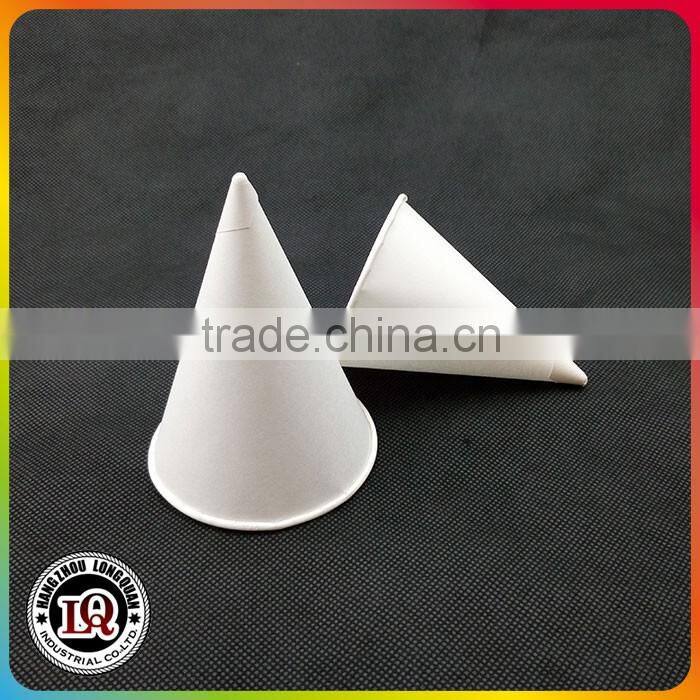 White 4oz Cone Drinking Paper Cup