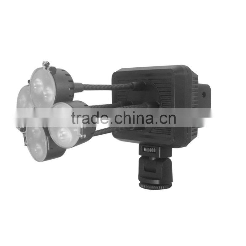 SHOOT XT-4 LED Video Light for DV Camcorder Lighting lamp DSLR Camera 5D 5D2 60D 650D D90 D3100 D3200 D5100