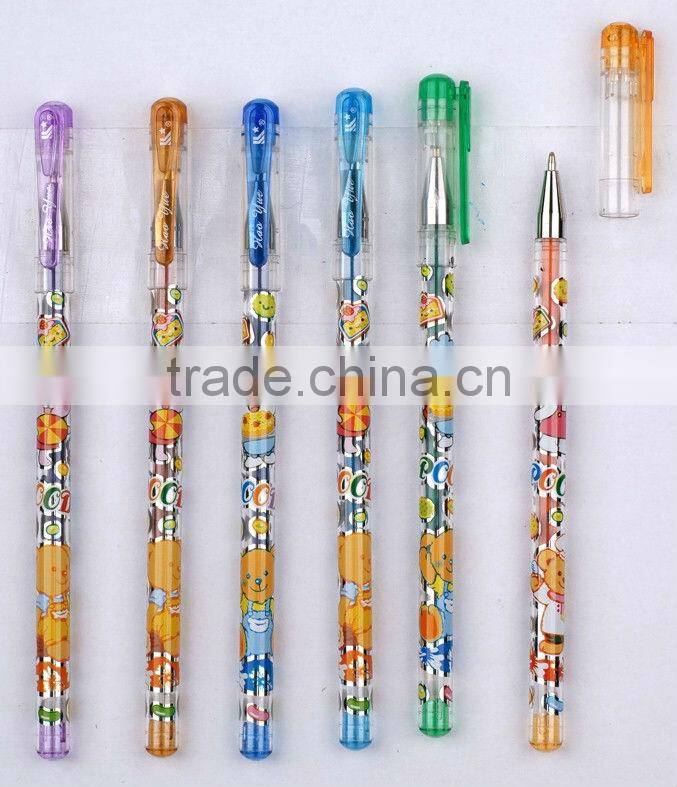 new arrival promotion color changing gel ink pen