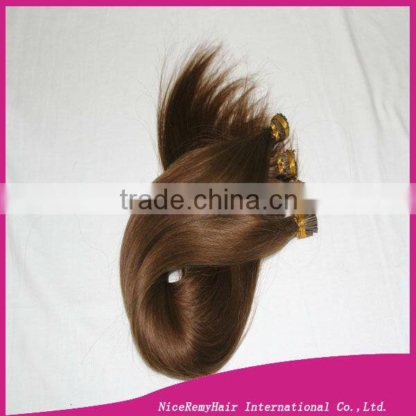 double drawn european virgin hair keratin prebonded hair i tip