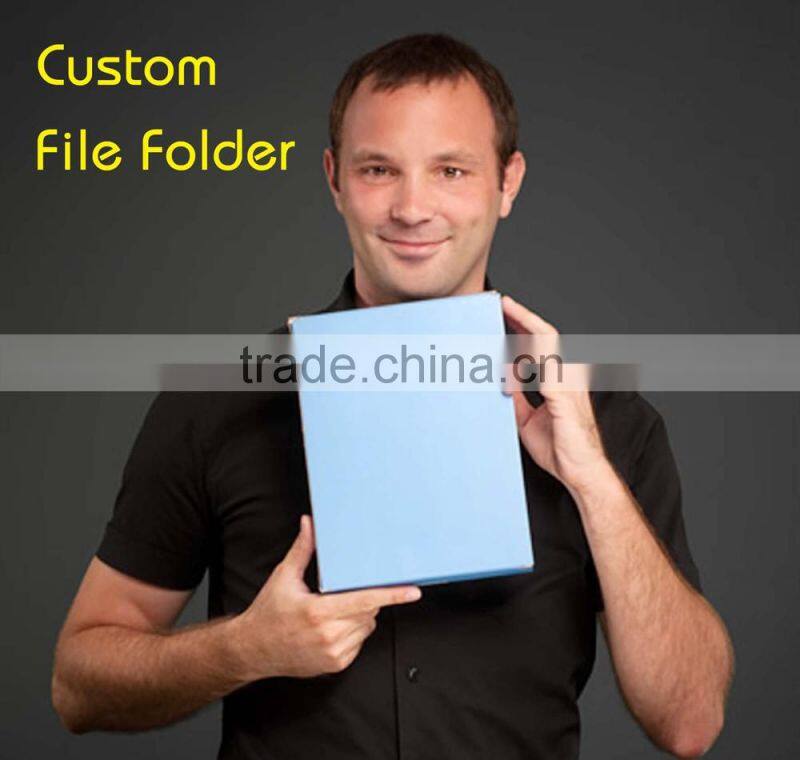 Custom pocket file folder with clips, plastic file folder,presentation folder,paper file folder manufacturer in China for years