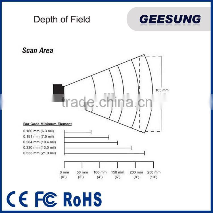 Reatiler/ Omnidirectional Laser barcode Scanner Cashier Barcode Scanner