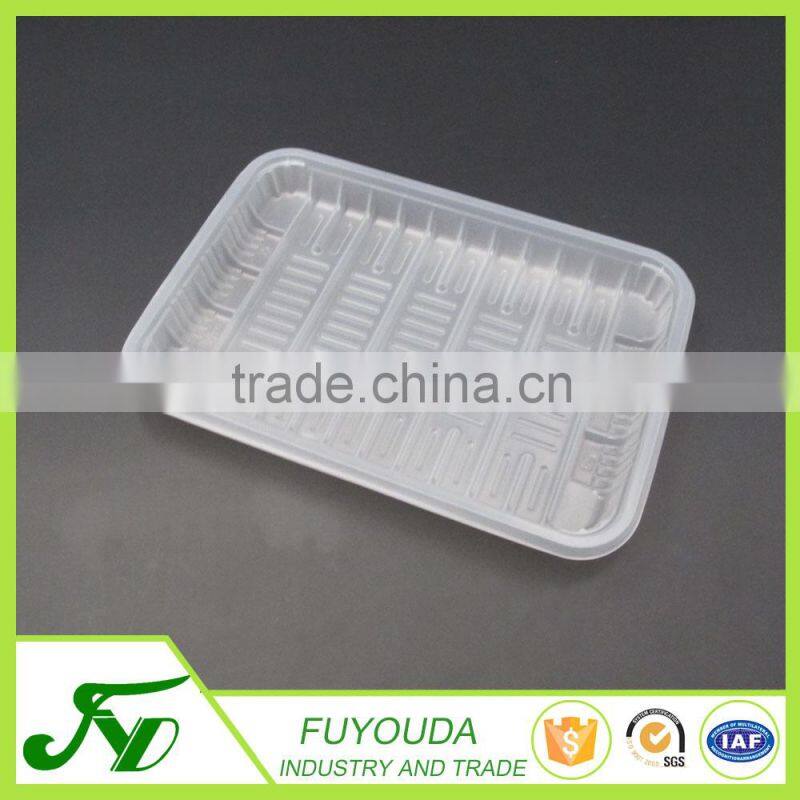 Factory custom white small plastic container food packaging