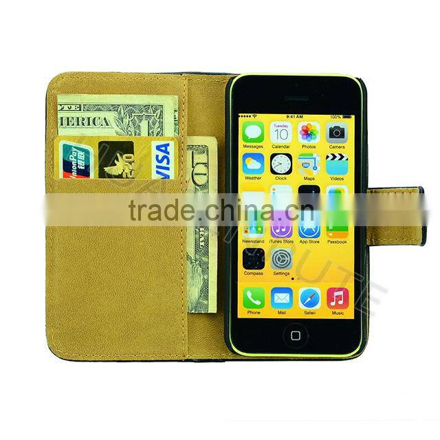 100 pattern Wallet Leather Case For iPhone5C, Newest Flip Leather Case For iPhone5C