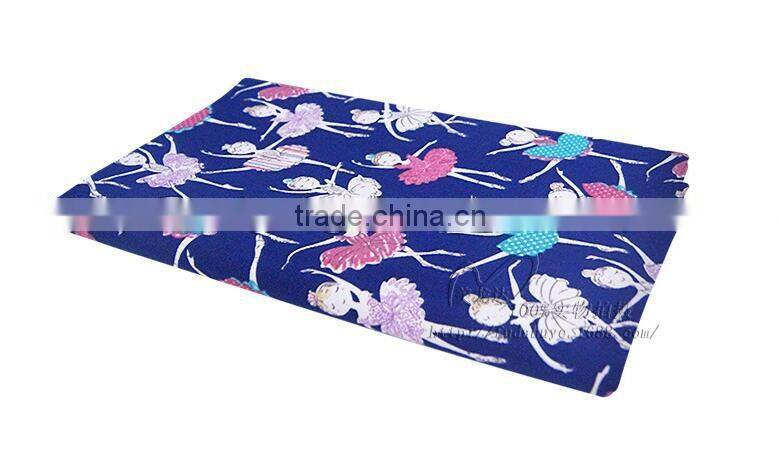 The new dance girl printed canvas bags shoes fabric hat material