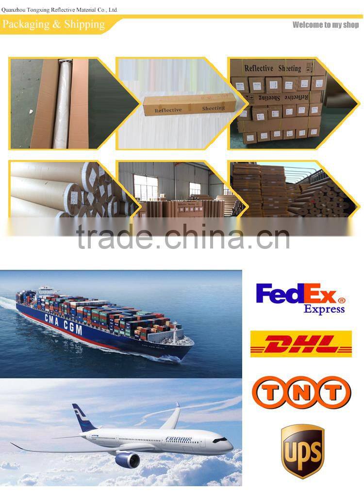 Xiamen Sheet Manufacturer Eco-Friendly Reflective Material Pet Reflective Film For Sporting Goods