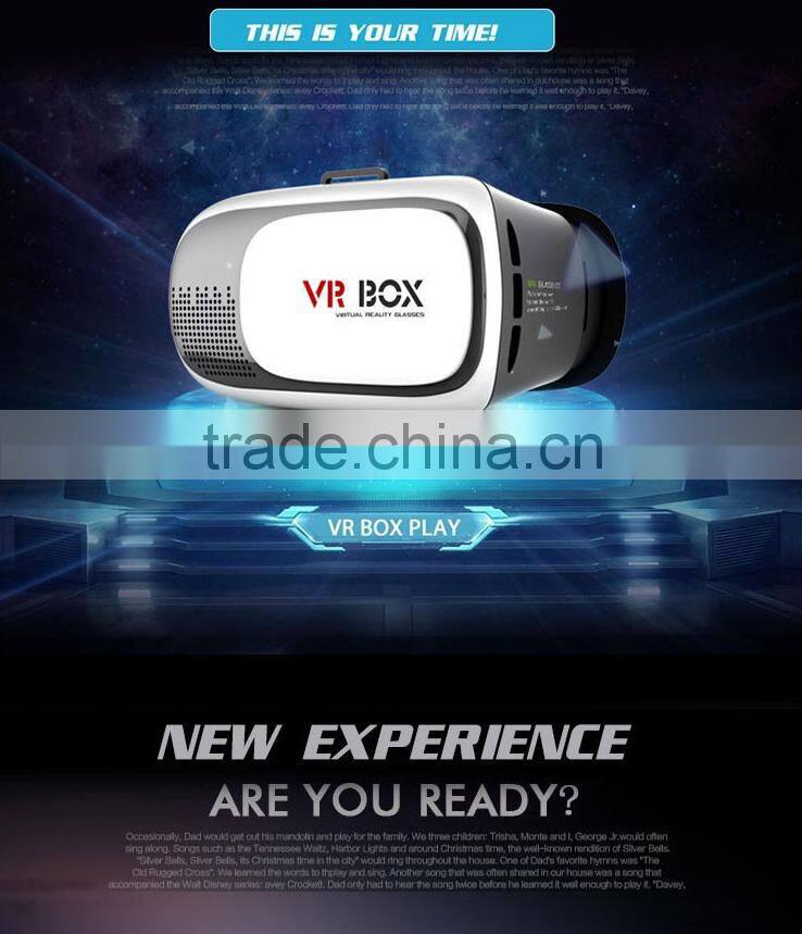 Google cardboard HeadMount VR BOX 3.0 PRO Version VR Virtual 3D Glasses for 3.5" - 6.0" Smart Phone+ bluetooth remote controller