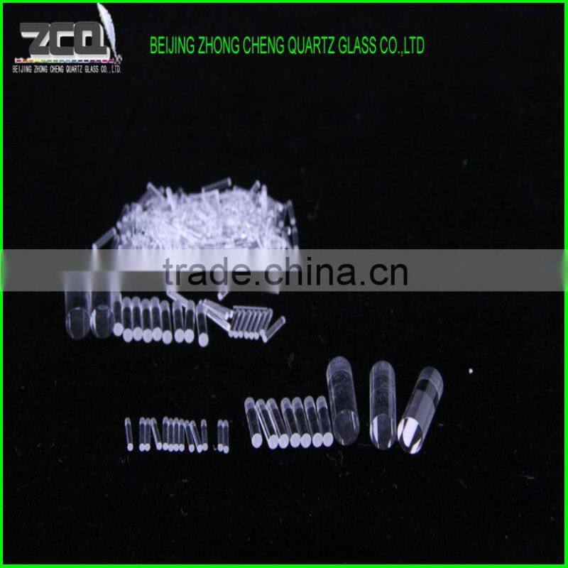 Clear Capillary Quartz Glass Rods