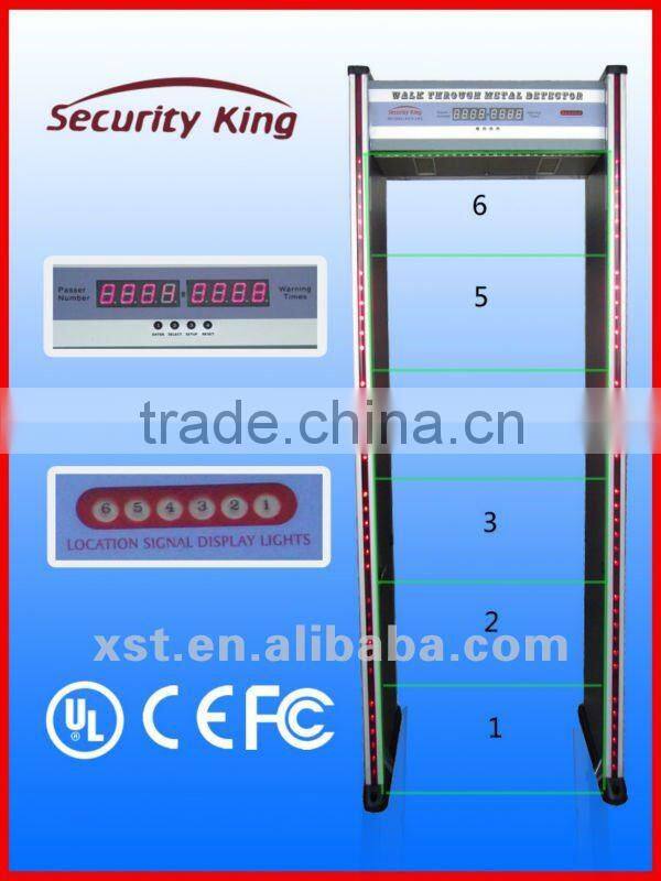With LED display, Audible & Visual alarm, Walk Through Metal Detector gate(XST-AP2)