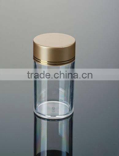 160ml empty pill bottle with aluminum screw cap