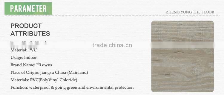 The high quality green EIR PVC Flooring for indoor and outdoor by Zhengyoung Flooring