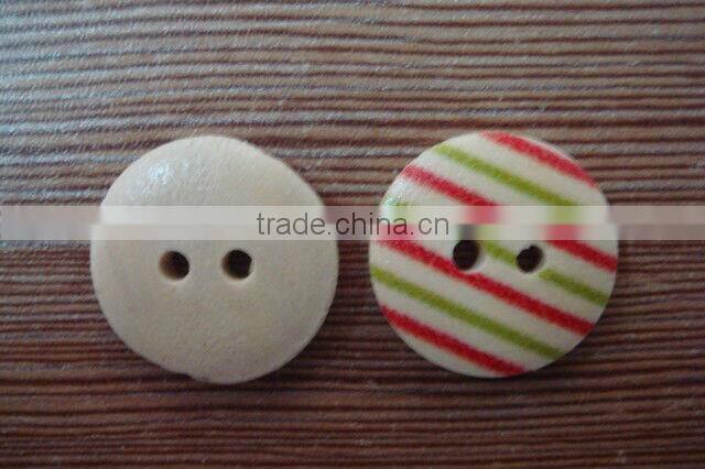 2014 hot sale fashion cute natural wooden button for kids clothing