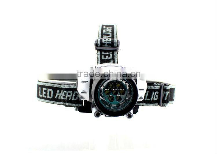 Goread 7 + 2 LED high bright Student Reading Lamp mini head torch