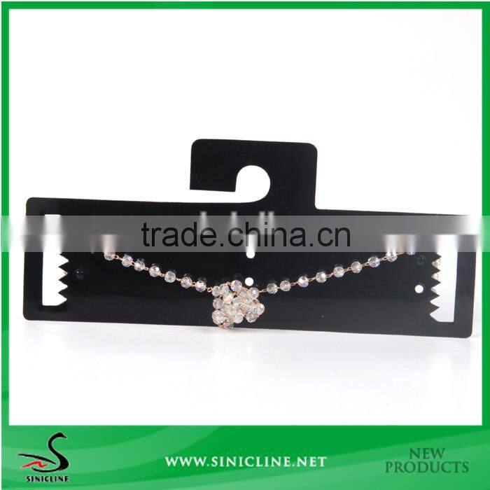 Sinicline special design logo stamped PVC necklace set