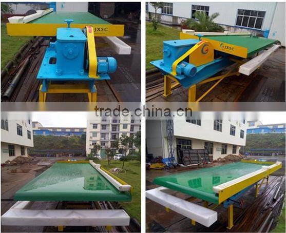 shaker table concentrator for Tin separation plant