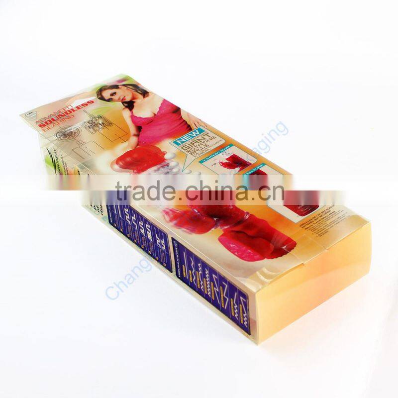 Custom Design clear pvc packaging box