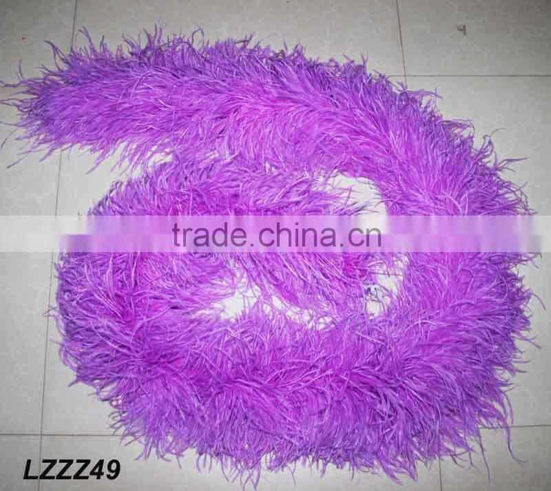 decorative Fluffy Ostrich Feather boa LZYJ69