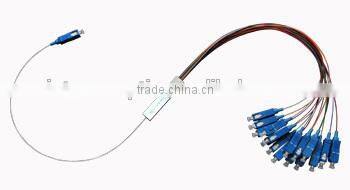 Factory supply 1X2 1X4 1X8 1X16 1X32 1X64 1X128 fiber optic PLC splitter made in China