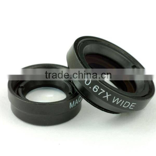 Best Gift Universal Magnetic 0.67X Wide Angle lenses Macro lenses camera lenses
