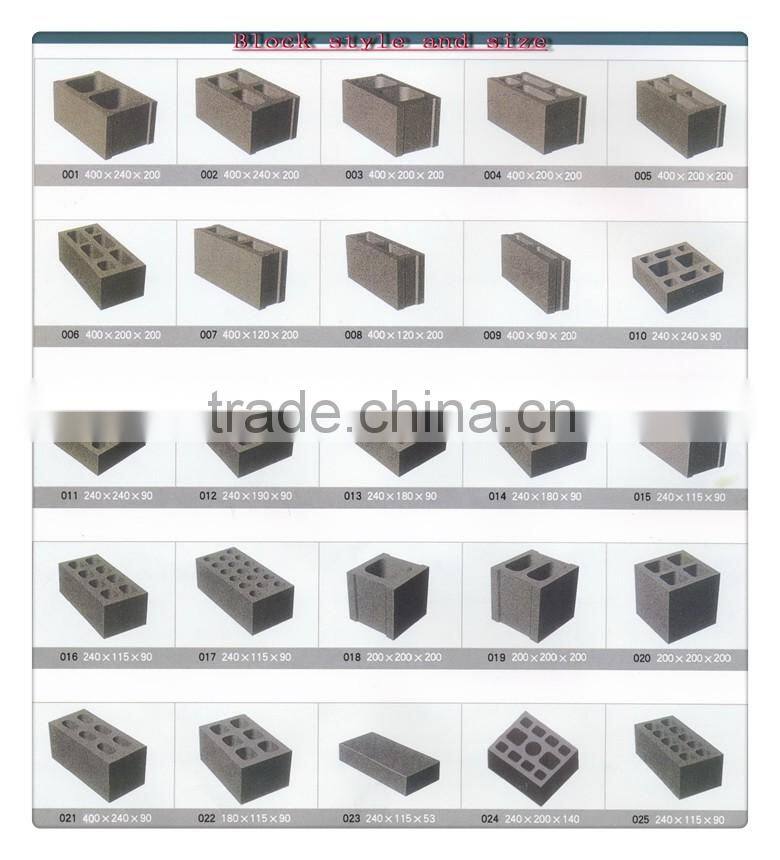 high quality QT40-3 egg layer hollow block making machine price for sale