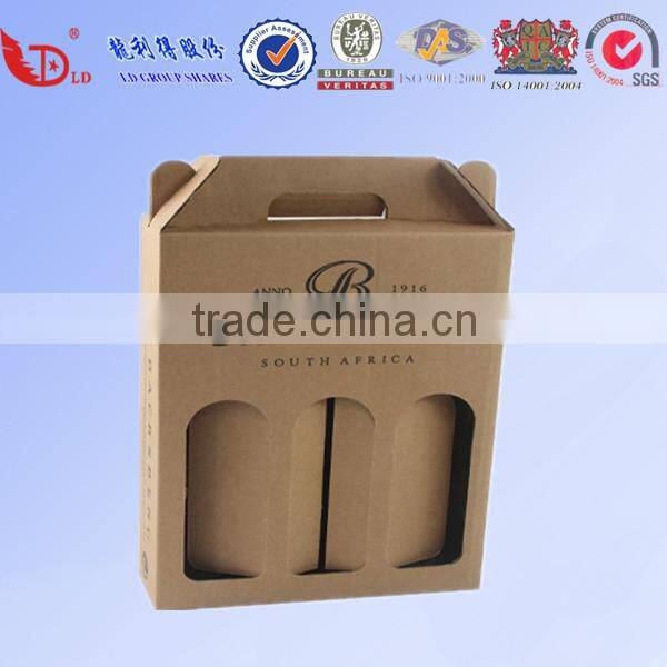 Elegant Creative Design for Cardboard Wine Packing Box