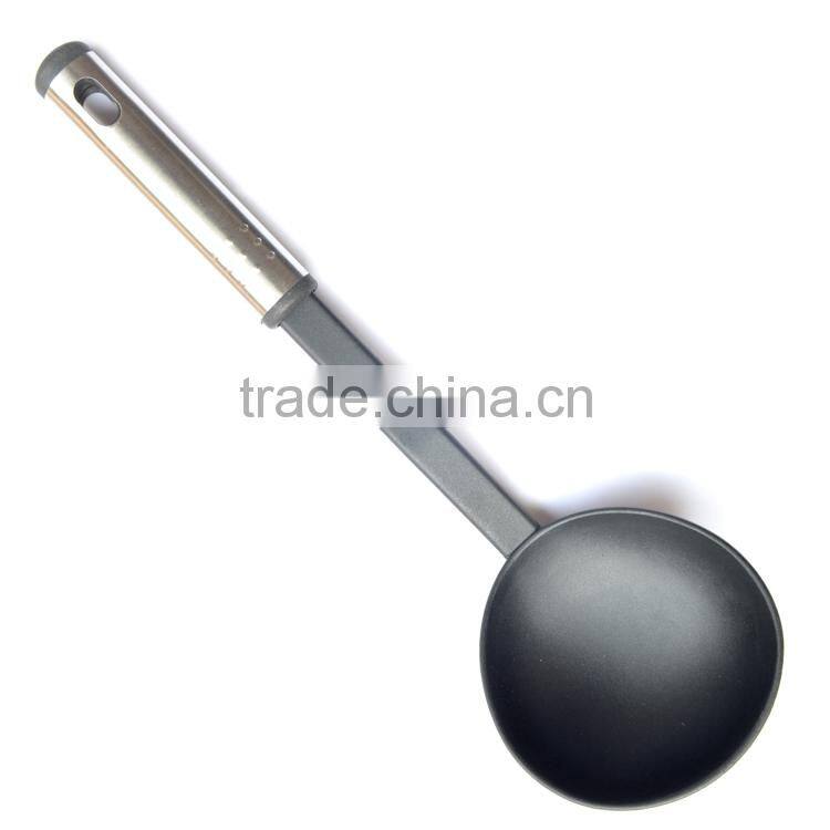 food grade nylon non-stick spaghetti server in steel handle
