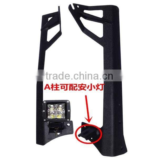 Jeep JK 2007-2014 Steel Windshield Mounting Brackets for 50" or 52" led light bar