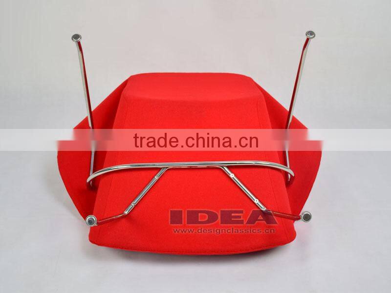 Replica Womb Chair - Red Wool Fabric