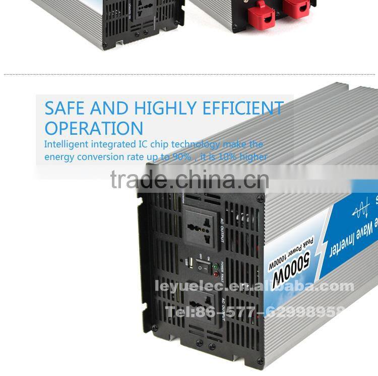 18 months warranty 5000w solar series 12v 24v 48v pure sine wave power inverter