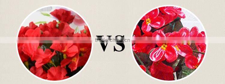 Wholesale purple silk violet flower for wedding