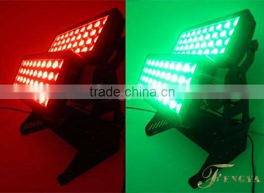 72pcs x10W rgbw led wall washer Ip65